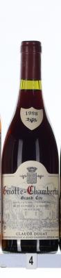 Inspection photo for Claude Dugat Griotte-Chambertin Grand Cru - 1998 