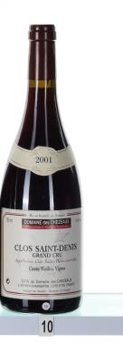 Inspection photo for Domaine des Chezeaux Clos Saint-Denis Vieilles Vignes Grand Cru - 2001 