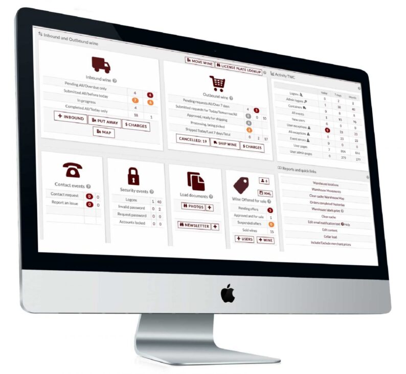 The Wine Cellarage | Wine Warehouse software