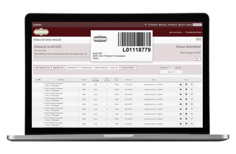 Wine Keep | Warehouse management
