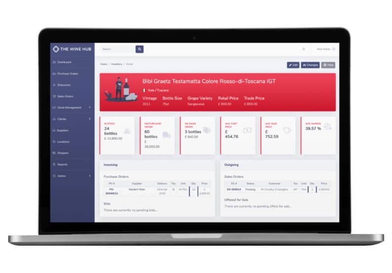 Wine Hub | Wine business management software
