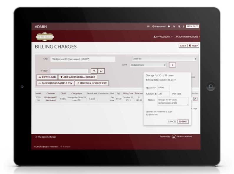 Wine Keep | Warehouse management
