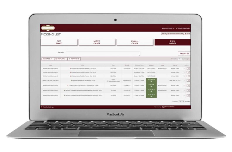 Wine Keep | Warehouse management