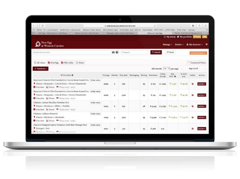Western Carriers | Warehouse management | Wine warehouse software | Software for wine warehouses