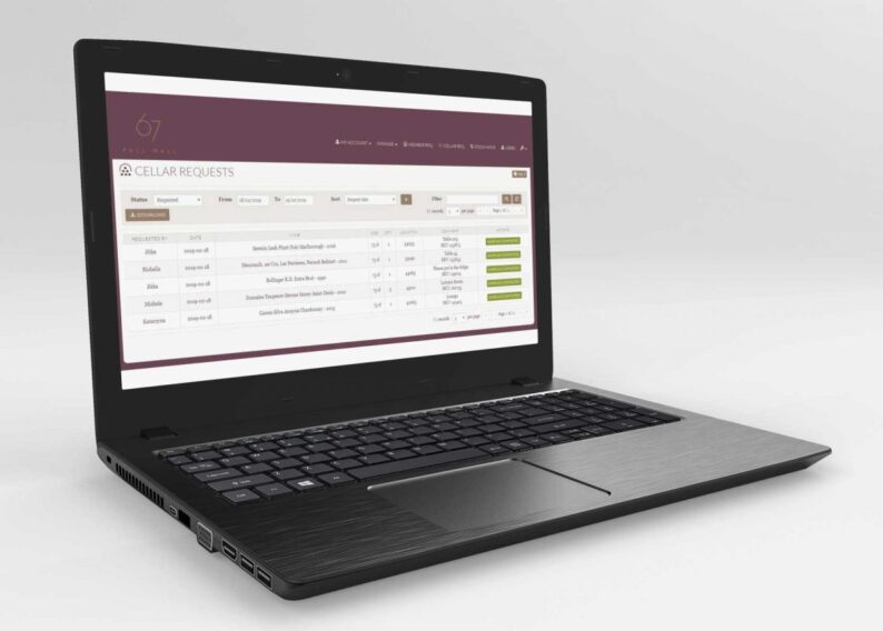 67 Pall Mall | Wine business software | Wine software | Wine inventory software