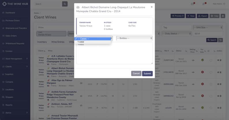 Wine storage inventorying | Wine Hub | Wine business management software | Wine software | Wine Inventory Management Software | Wine eCommerce