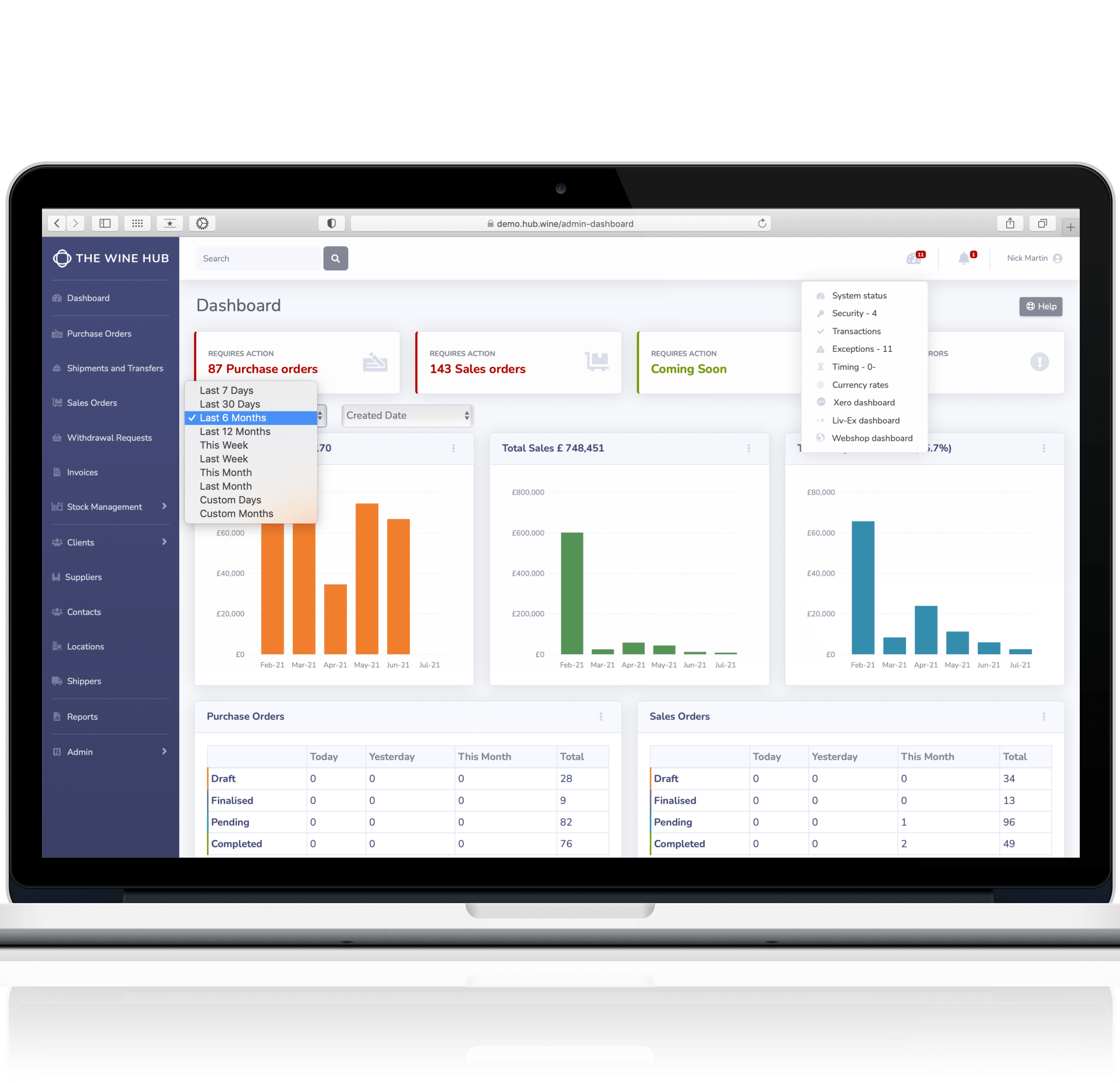 Wine Hub | Wine business management software | Wine software | Wine Inventory Management Software | Wine eCommerce