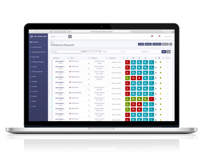 Wine Hub | Wine business management software | Wine software | Wine Inventory Management Software | Wine eCommerce