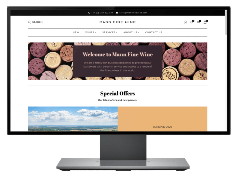 Mann Fine Wine | Hub Webshop | Wine Hub | Wine Inventory Management Software | Wine eCommerce